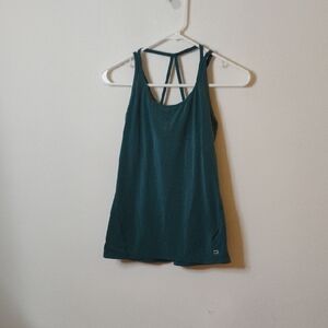 GAP Teal Strappy Tank Top Size Small